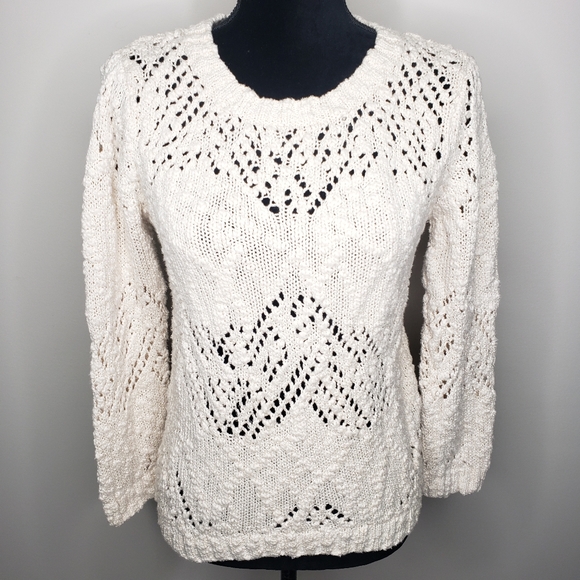 WD.NY crochet knit sweater - Picture 1 of 4